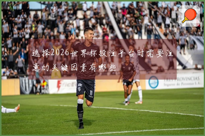 选择2026世界杯投注平台时需要注意的关键因素有哪些